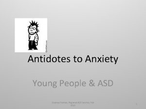 Antidotes to Anxiety Young People ASD Seamas Feehan