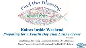 Kairos Inside Weekend Preparing for a Fourth Day