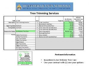 Tree Trimming Services Bid 12 140 Description Tree