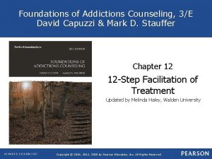 Foundations of Addictions Counseling 3E David Capuzzi Mark