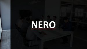 NERO BUSINESS PRESENTATION TEMPLATE NERO PAGE OPENING PRESENTATION