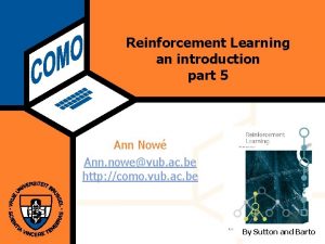 Computational Modeling Lab Reinforcement Learning an introduction part