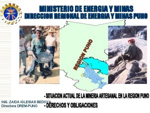 MINISTERIO DE ENERGIA Y MINAS DIRECCION REGIONAL DE