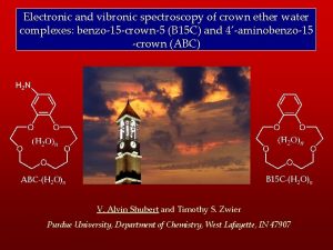 Electronic and vibronic spectroscopy of crown ether water