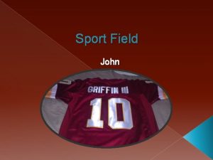 Sport Field John FIELD NFL Player Very few