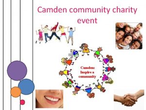 Camden community charity event Camden Inspire a community