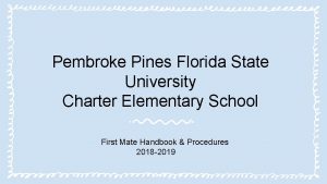 Pembroke Pines Florida State University Charter Elementary School