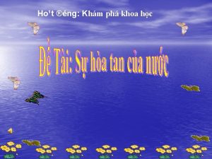 Hot ng Khm ph khoa hc HOT NG