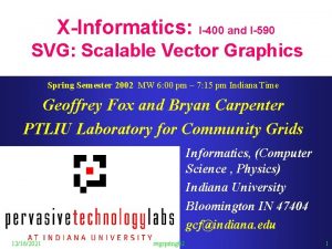 XInformatics I400 and I590 SVG Scalable Vector Graphics