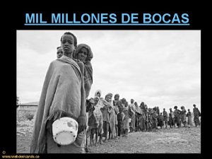 MIL MILLONES DE BOCAS www webdericardo co Mil