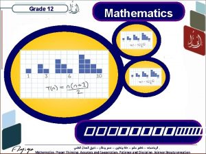 Grade 12 Mathematics Mathematics Proper Thinking Accuracy and
