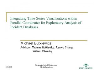 Integrating TimeSeries Visualizations within Parallel Coordinates for Exploratory