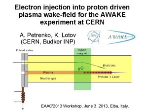 Electron injection into proton driven plasma wakefield for