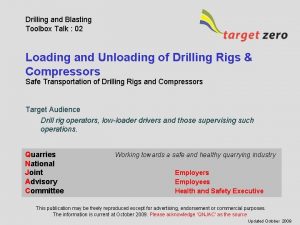 Drilling and Blasting Toolbox Talk 02 Loading and