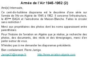 Arme de lAir 1945 1962 2 Amie Internaute