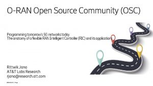 ORAN Open Source Community OSC Programming tomorrows 5