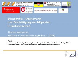 Demografie Arbeitsmarkt und Beschftigung von Migranten in SachsenAnhalt