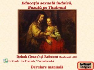 Educaia sexual iudaic Bazat pe Thalmud Ichak Isaac