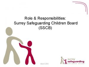 Role Responsibilities Surrey Safeguarding Children Board SSCB March