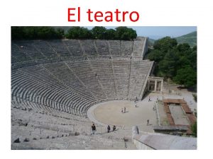 El teatro Donde y Cuando surge el teatro