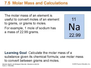 7 5 Molar Mass and Calculations The molar