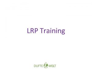 LRP Training Menschen mit LRP Wie viele Leute