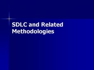 SDLC and Related Methodologies Contemplative Questions What are