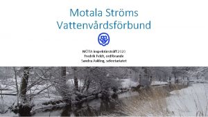 Motala Strms Vattenvrdsfrbund MTA inspektrstrff 2020 Fredrik Feldt