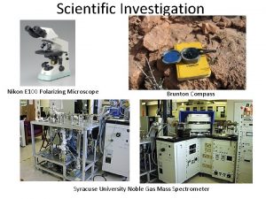 Scientific Investigation Nikon E 100 Polarizing Microscope Brunton