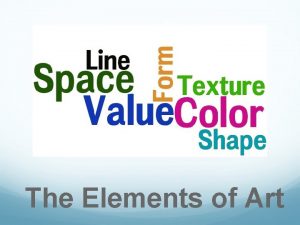 The Elements of Art Color Derived from reflected