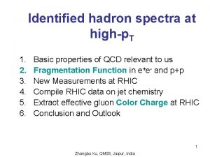 Identified hadron spectra at highp T 1 2