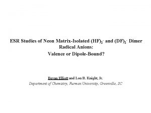 ESR Studies of Neon MatrixIsolated HF2 and DF2