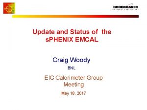 Update and Status of the s PHENIX EMCAL