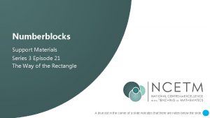 Numberblocks Support Materials Series 3 Episode 21 The