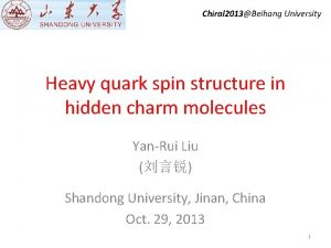 Chiral 2013Beihang University Heavy quark spin structure in