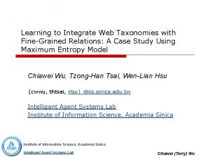 Learning to Integrate Web Taxonomies with FineGrained Relations