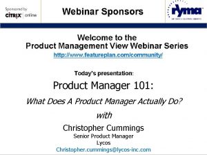 Product Manager 101 What Does A Product Manager