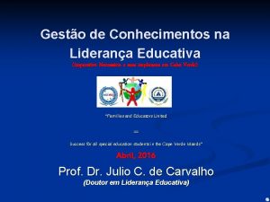 Gesto de Conhecimentos na Liderana Educativa Imperativo Necessrio