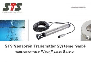 www stssensors com STS Sensoren Transmitter Systeme Gmb