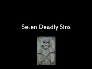 Seven Deadly Sins SelfDestructive Behaviors Although Saint Thomas