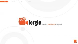 fergio creative slide concept creative presentation template fergio
