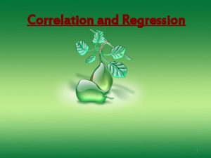 Correlation and Regression 1 Bivariate data When measurements