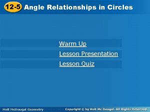 12 5 Angle Relationshipsinin Circles Warm Up Lesson