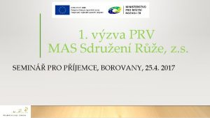 1 vzva PRV MAS Sdruen Re z s