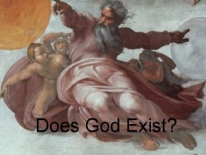 Does God Exist Classical Theism God of the