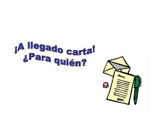 La carta es un texto informativo que se