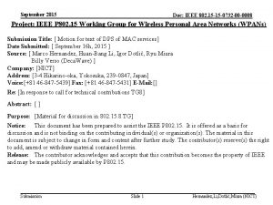 September 2015 Doc IEEE 802 15 15 0732