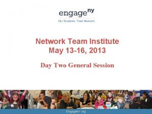 Network Team Institute May 13 16 2013 Day