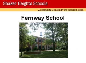 Fernway School Fernway School Welcome to the Fernway