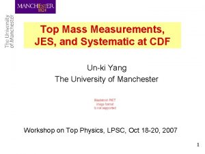 Top Mass Measurements JES and Systematic at CDF
